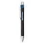 uni-ball Jetstream Retractable Hybrid Gel Pen, 1 mm, Blue-Infused Black Ink, Black/Blue/Silver Barrel~#|#~A9323C7E-2405-4F8D-A0B2BEAA1263A15F_sc7