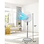 Black & Decker 18" Oscillating Pedestal Fan with Remote, 3-Speed, White (BDSF18MW)~#|#~A93F821D-7397-4F76-B86AAA05764978BF_sc7