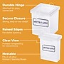 Bostitch Konnect Nest Stackable Boxes, Clear, 3/Bundle (23233)~#|#~A97111AB-BC17-404D-95A8884DA0A2B8C5_sc7