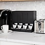 Mind Reader Plastic 4-Compartment Single Serve Coffee Pod Dispenser, 120 Pod Capacity, Black (CPODBK-BLK)~#|#~A976C3A1-DBFD-49DE-870195E328DBA7F3_sc7