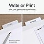 Pendaflex Standard Reinforced Hanging File Folder, 6-Tab, Letter, White, 20/Box (1006985)~#|#~A97B6A03-6AB4-41EC-B71E4093F2E40226_sc7