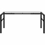 Lorell 28.5"H H-leg Table Base, Metal, Black (LLR16280)~#|#~A97C39B2-2AD3-4BD2-A2BCF7D27BA2E8D7_sc7