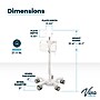 Viva Comfort Mobile Stand for Welch Allyn 4400 & Connex Spot Monitor, Adjustable, White (ADI912-C-MP-01-MK)~#|#~A997488F-B597-4353-AC6B0D7C4155B84C_sc7