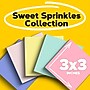 Post-it Recycled Notes, 3" x 3", Sweet Sprinkles Collection, 100 Sheet/Pad, 12 Pads/Pack (654-RP-A/654-A)~#|#~A997647B-ACAF-4EFB-8026A3E1B4B5215E_sc7