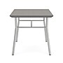 Lesro Mystic 20"W x 20"D Laminate End Table, Sarum Twill/Silver (MG0620.SSV.TST)~#|#~A9C71A13-E1AB-4C31-9535A07B9C28150B_sc7