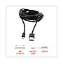 Innovera® USB to Micro USB Cable, 10 ft, Black~#|#~A9D2900B-4729-49DF-870BF7ADD0DA46CB_sc7
