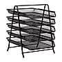 Mind Reader Metal Mesh Front Loading Stackable Letter Tray, Letter/Legal Size, Black (2CSTACK2-BLK)~#|#~A9FBC1B1-BE2B-4830-A9821353DF782A2C_sc7