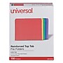 Universal File Folders, Letter Size, Assorted Colors, 100/Box (UNV16166)~#|#~A9FF6B9A-7AE1-425A-8E952BD543D4495A_sc7