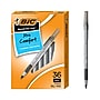 BIC Round Stic Grip Xtra Comfort Pens Pen, Medium Point, 1.2mm, Black Ink, 36/Pack (GSMG361-BLK)~#|#~AA099FCA-A89A-4355-87FDEBF505E83744_sc7