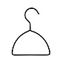 Nahanco Metal Clothes Hangers, Black, 10/Carton (AHLHMB10)~#|#~AA2593FE-E711-4E4D-9788DE7DC0E39582_sc7