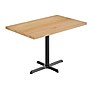 Flash Furniture Bennett Wooden Commercial Indoor Table, 48" x 30", Natural Top/Black Base (GSF3048NTT2230)~#|#~AA4FB8A3-2C00-4A2B-B573C6F6109B3747_sc7
