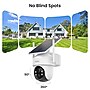 aosu 2K QHD 3.0-MP Outdoor Dual-Band Wireless AI-Smart Solar Security 4-Camera Kit with HomeBase Recorder, White (C9C-4H)~#|#~AA74F269-B41E-4129-9A75F9A5292D6105_sc7