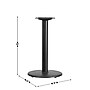 Flash Furniture 18'' Round Restaurant Table Base With 3'' Dia. Table Height Column, Black (XUTR18)~#|#~AA80008A-D811-4FDC-A9EE4C58A0A4A978_sc7