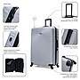 DUKAP Inception 32" Hardside Suitcase, 4-Wheeled Spinner, TSA Checkpoint Friendly, Silver (DKINC00XL-SIL)~#|#~AA80140C-51FF-4DBC-A31C7C34DD8E6762_sc7