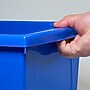 Storex Polypropylene/PP 4 Gallon Classroom Storage Bin, 7.9" x 11.3" x 13.6", Blue, 3/Bundle (STX61451U06C-3)~#|#~AA92579C-55B0-4BD2-97BE3011DEA602A7_sc7