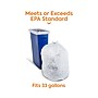 Coastwide Professional 33 Gallon Trash Bag with 30% PCR, 33" x 39", Low Density, 0.8 mil, Clear, 200 Bags/Box~#|#~AA999212-E4F4-42C1-B98AD39B14900D84_sc7