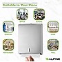Alpine Industries Centerpull Paper Towel Dispenser, Stainless Steel, 2/Pack (480-2PK)~#|#~AA9D9B38-4062-46F7-A4D7C3BC8FDDE559_sc7