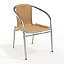Flash Furniture Lila Aluminum/Rattan Stacking Chair, Beige (TLH020BGE)~#|#~AABECA7D-49ED-4EB3-BDE8FF13EEB6AA8B_sc7