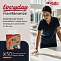 WypAll GeneralClean X50 Cloth Cleaning Wipers, 12.5" x 9.1", White, 168 Wipers/Box, 10/Carton (83550)~#|#~AABF8883-168C-494B-98539749878FE622_sc7