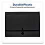 Avery Expanding File Folder Organizer, 7 Sections, Hook/Loop Closure, Letter Size, Black~#|#~AAC90198-4660-4D16-A0F90DD421036491_sc7