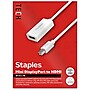 Staples TECH Mini DisplayPort to HDMI Audio/Video Adapter, Male to Female, White (ST62353)~#|#~AACDB603-9018-44D5-979F970F26E4A8A4_sc7