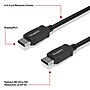 Staples TECH 6 ft. Display Port to Display Port Audio/Video Cable, Male to Male, Black (ST62474)~#|#~AAE27DE8-AF94-4173-AA9B0047A6911CD9_sc7