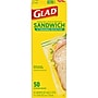 Glad Double Zipper Sandwich Bag, 50 Bags/Box (57263)~#|#~AAF55E67-8908-4ED8-82474AA51F1324C6_sc7