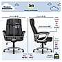 Serta Fairbanks Ergonomic Bonded Leather Executive Big & Tall Chair, 350 lb. Capacity, Black (43675OSS)~#|#~AB09A0C3-6B72-42EF-A25905410E22118C_sc7