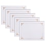 Better Office Certificate Holders, 8.75" x 11.25", White/Gold, 25 Certificate Holders/Pack (65259-25PK)~#|#~AB2FC83E-50B5-4838-95DFB2E591A6B636_sc7