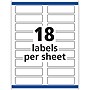 Avery Sure Feed Laser/Inkjet Extra Large File Folder Labels, 15/16" x 3-7/16", White, 450 Labels/Pack (8425)~#|#~AB3497BB-40A1-42DF-B3768B23A5BE1B80_sc7