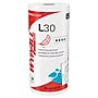WypAll GeneralClean L30 Durable Fibers Cleaning Wipers, 11" x 10.4", White, 70 Sheets/Roll, 24/Carton (KCC05843)~#|#~AB39A0BB-321F-4456-A4288891A149FE51_sc7