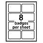 Avery Adhesive Sticker Name Tags/Labels, 2 1/3" x 3 3/8", White, 160 Labels/Pack (8395)~#|#~AB45D137-0973-4DE6-ADDDC902D55D3675_sc7