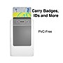 Staples ID Badge Holders, Vinyl, Clear, 50/Pack (37868-CC)~#|#~AB574DD9-2616-49CE-886F04E237C471EC_sc7
