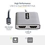 StarTech USB-C to Dual HDMI Video Adapter, Male to Female, 1ft Host Cable, DP 1.4, HBR3, MST, 4K 60Hz (MST14CD122HD)~#|#~AB5A8BB9-37CA-4276-8316ADE4073520E1_sc7