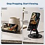 Uncaged Ergonomics Swivel Cell Phone Stand with 360° Rotation and Adjustable Tilt, Foldable Metal Design, Black (SPS-Black)~#|#~AB6F1D43-6ECA-403A-85AEBD953A74088C_sc7