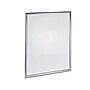 Azar Sign Holder, 24" x 36", Wall Mounted, Silver, Plastic (300344-SLV)~#|#~AB8B4307-A412-489B-902025D2BA71E519_sc7