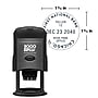 2000 Plus PrintPro R40 Custom Round Self-Inking Notary Stamp, 1 9/16" Dia Impression (Applicable States in Description)~#|#~ABA28346-CC11-46B2-A70272E3513E7845_sc7