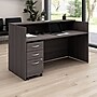 Bush Business Furniture Arrive 72"W Reception Desk with Shelf and Mobile File Cabinet, Storm Gray (ARV005SG)~#|#~ABC5D148-8A2C-4497-BF7340B0A504D9AE_sc7
