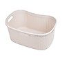 Mind Reader 10.57-Gallon Laundry Basket with Handles, Plastic, Ivory (40LBASK-IVO)~#|#~ABD5CB77-A457-4634-A3F3008908016A53_sc7
