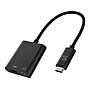 scosche strikeLINE USB-C to 3.5mm/USB-C Audio Adapter, Male to Female/Female, Black (CAAP-SP)~#|#~ABDE6EED-DAF8-47C7-8EE32109F44B1E1F_sc7