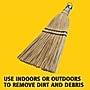 Rubbermaid Corn Whisk Broom, 12" Yellow (FG9B5500YEL)~#|#~ABE95E47-A258-4F33-9B042738FD46FA20_sc7