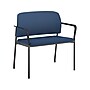 HON Accommodate Vinyl Upholstered Bariatric Stacking Chair, Blue/Textured Charcoal (HSB50.F.E.SX04.P7A)~#|#~AC0E1005-C8C7-4831-A22D27C5F74A8C1A_sc7