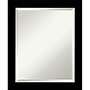 Amanti Art Brushed Black Beveled Bathroom Wall Mirror, 23.5" x 19.5", Black (A42678100279)~#|#~AC1E11E5-59D8-4DC0-98FCE95A04FA0EC3_sc7