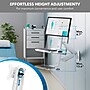 Mount-It! MedHub Wall Mounted, Flexible Workstation for Monitors up to 35", Matte White (MI-16001)~#|#~AC3A10D4-4017-421C-8833BF95A6219066_sc7