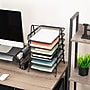 Mind Reader Metal Front Loading Letter Tray, Letter/Legal Size, Black (6TPAPER-BLK)~#|#~AC514FFB-9D25-4F0E-AAF20BF6DE349E9D_sc7
