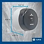SofPull Georgia-Pacific High-Capacity Center Pull Bathroom Dispenser, Translucent Smoke (56501)~#|#~AC62A5FF-B4A0-4563-92DE181CB8F24D86_sc7