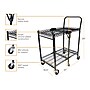 Bostitch Office Small Stowaway Folding Utility Cart, Black (BSAC-SMBLK)~#|#~AC638B1B-11AE-4E10-A4A088F5519149DC_sc7
