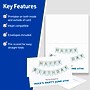 Avery Half-Fold Cards with Envelopes, 5.5" x 8.5", Textured White, 30/Box (AVE3378)~#|#~AC6EB261-FA96-4656-A20E71A74962275F_sc7