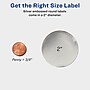 Avery Easy Peel Inkjet Embossed Foil Round Labels, 2" Dia, Silver, 96 Labels/Pack (22824)~#|#~AC714052-B132-4727-940D121AA318FBD7_sc7
