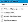HP LaserJet Pro 3001dw Wireless Black & White Laser Printer, Print Only, Print, Best for Office (3G65OF)~#|#~AC796219-85D3-4A02-A9916689C8C664F3_sc7